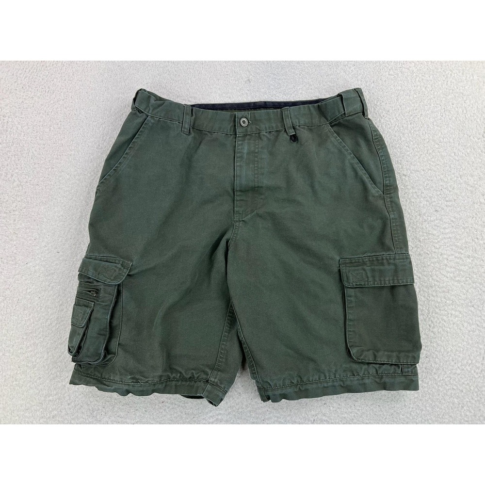 Boy Scouts Of America Shorts Youth 22 Green Canvas Cargo Uniform Summer BSA
